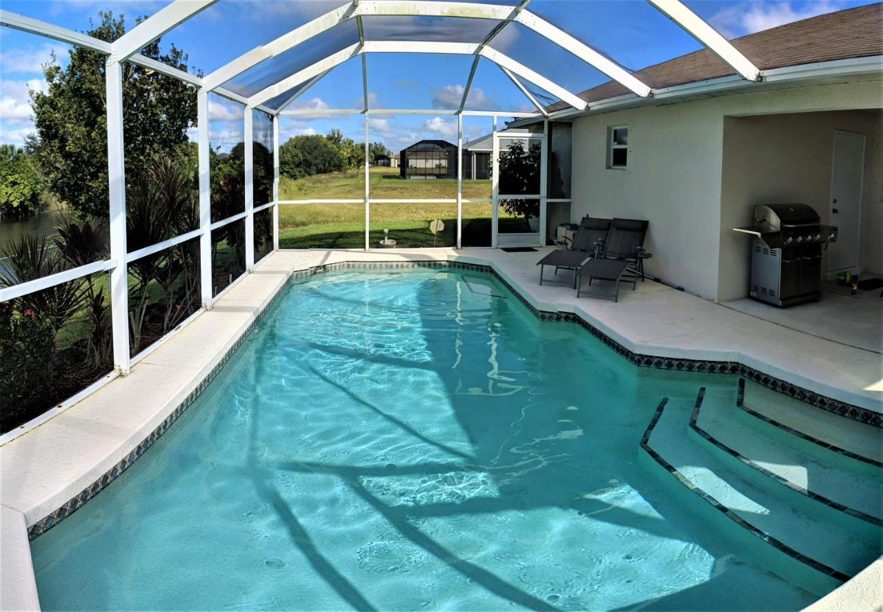 Villa Luhna 3 Bed / 2 Bath Canalfront Heated Pool Кейп-Корал Экстерьер фото